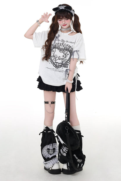 マインキャットTシャツ ルーズ