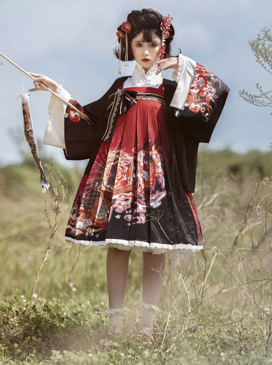 Lolita Japanisches Dunkles Set