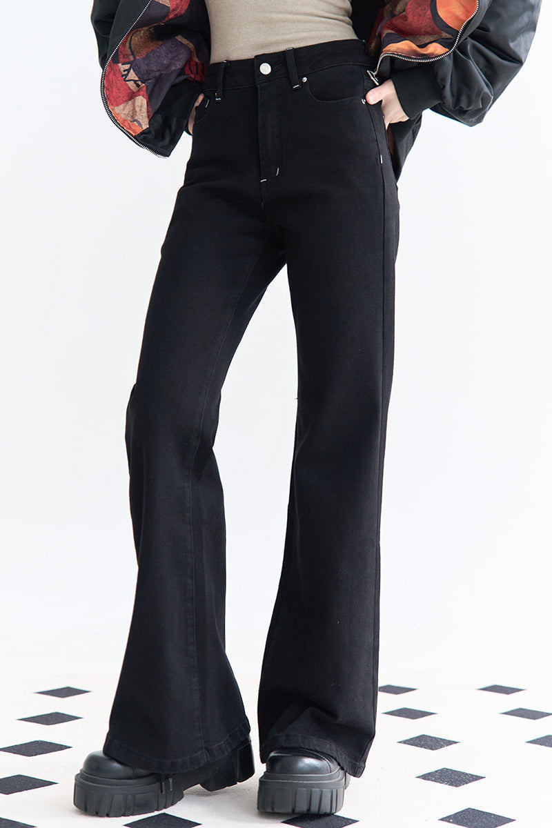 Schmale Micro-Flare-Jeans