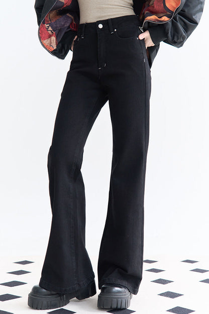 Schmale Micro-Flare-Jeans