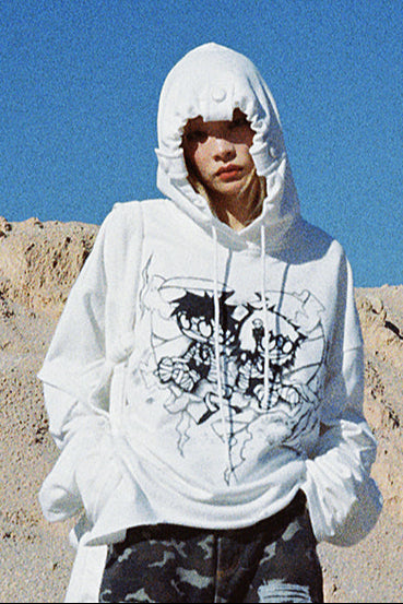 Hoodie Love Kapuzen-Mumien-Sweatshirt