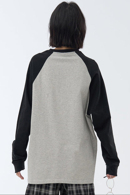 アートスリーブ ロングストリート パッチワーク Tシャツ