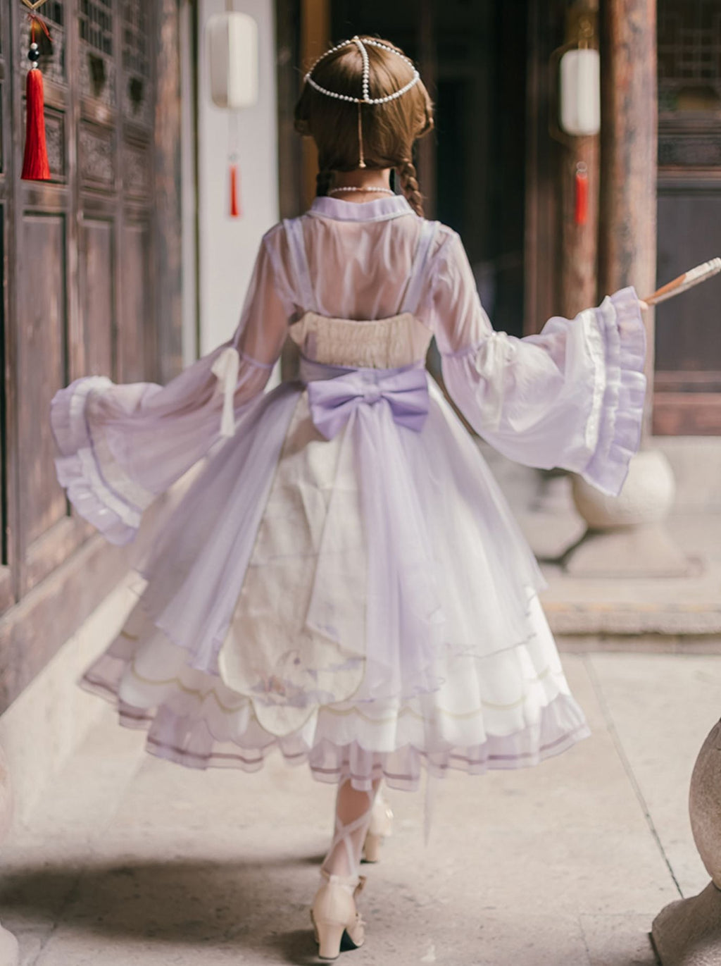 Set Lolita Night Crescent Moon Suspended Dress