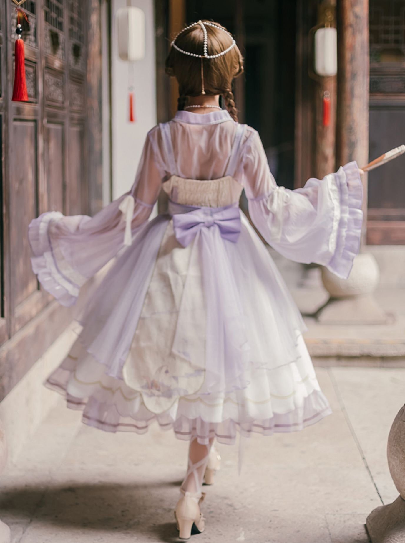 ロリータナイト三日月吊り下げドレスセット