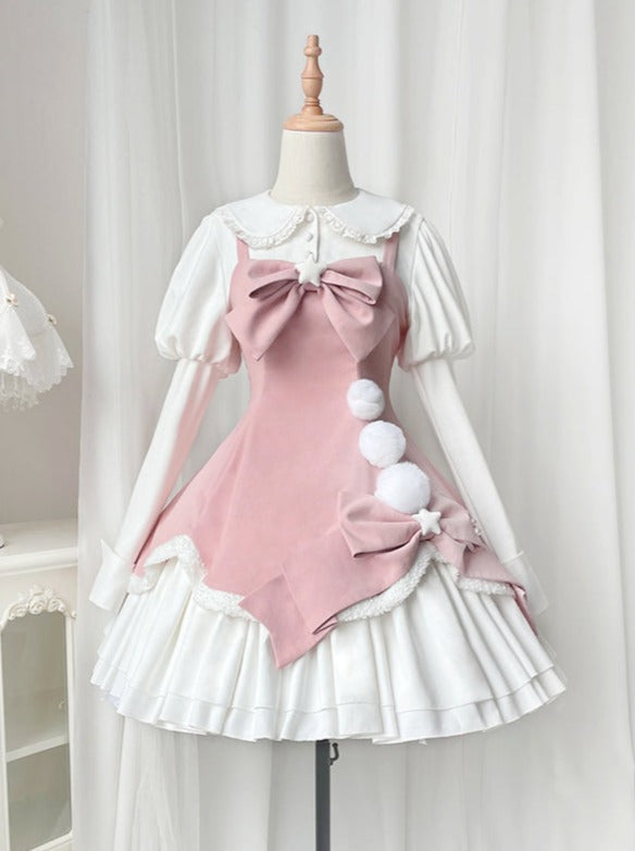 カラースカート ドールサス スウィートロリータトップ ボンボン