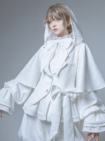 Kapuze + Shorts Bunny Pants + Ballon Langer Mantel Prince