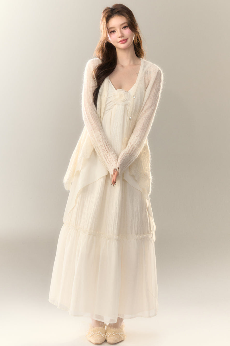 Mondscheinkleid Weiß