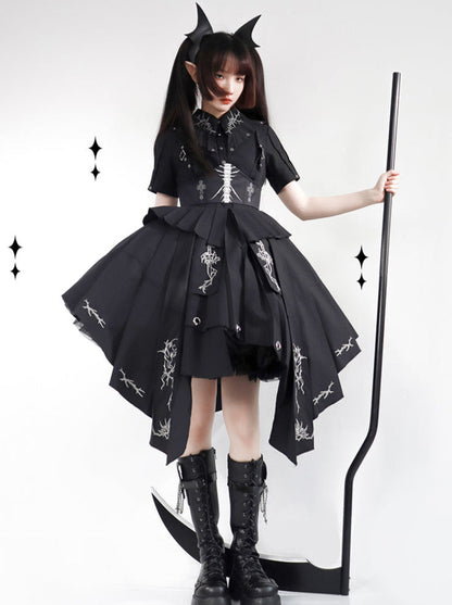 Dress Misty Thorns Dark Lolita Elegant Black