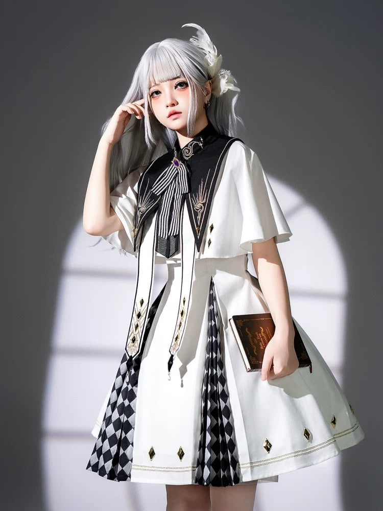 Eye of Truth Gothic Lolita Suspender Dress Set