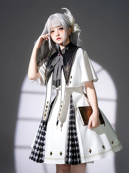 Eye of Truth Gothic Lolita Suspender Dress Set