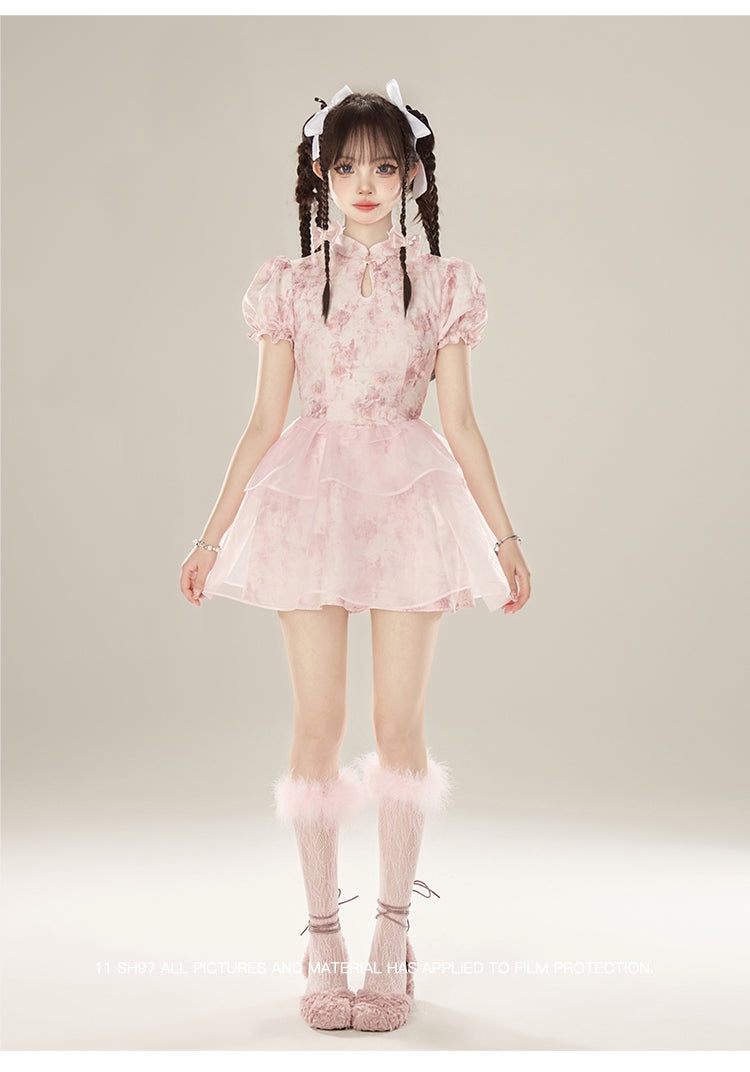 Baby Dress Sheer China Summer Flower