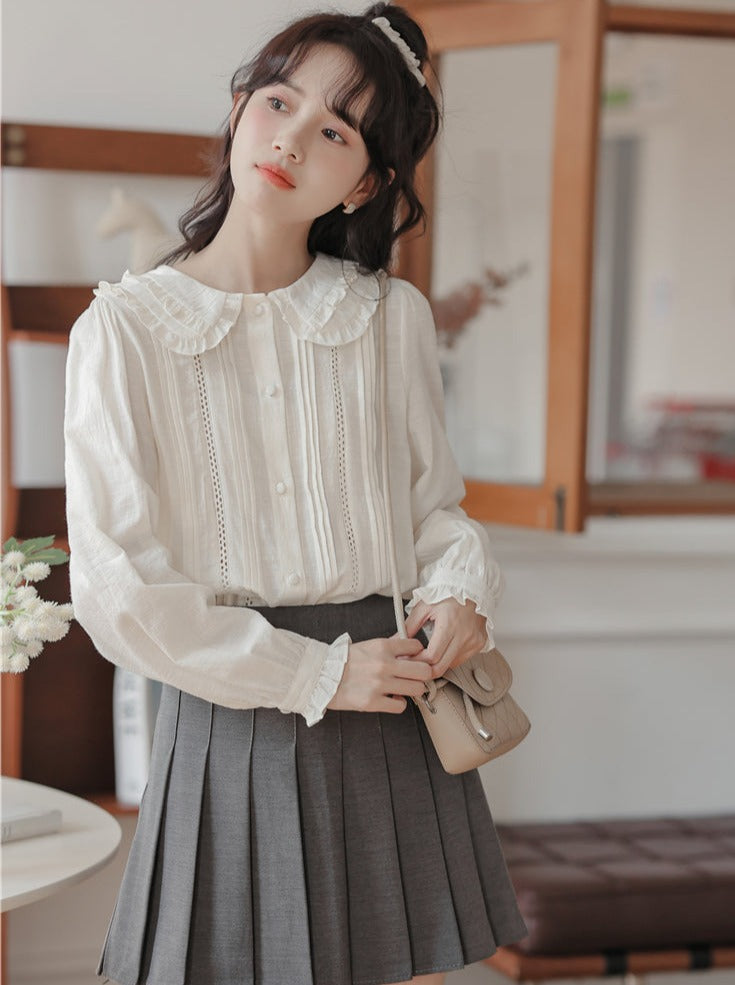 Retro Lace Doll Blouse Collar
