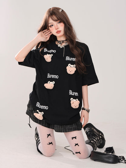 Tops Bear Design Summer Over