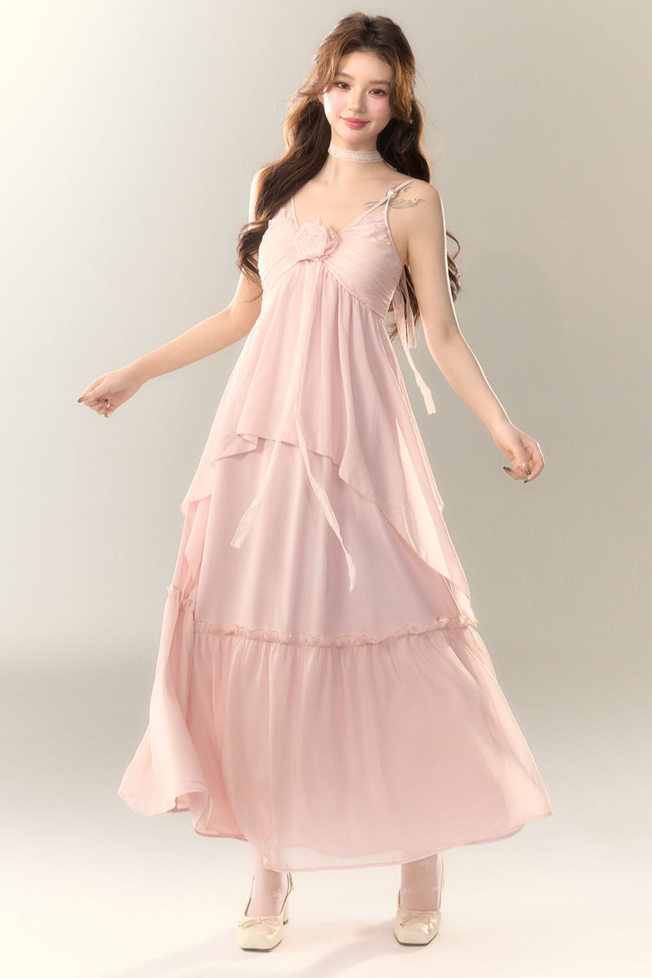 Mondscheinkleid Weiß