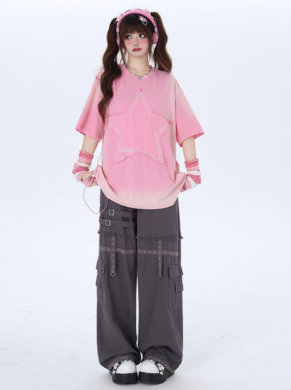 ワッペンスターストリートTシャツアメリカン