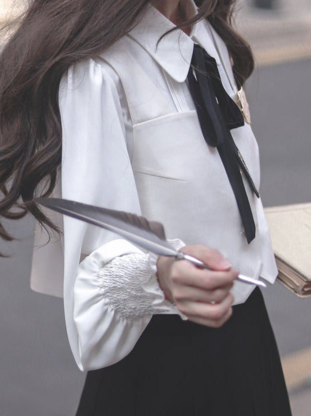 シャツ ロングスカート エレガントケープ ベスト クリスティーン