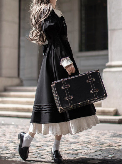 Elegant Angelina Set Dress Maid Retro