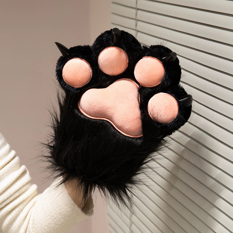 Kawaii Cat Paw Gloves - Anime Cosplay Furry Gloves with Sound Effects