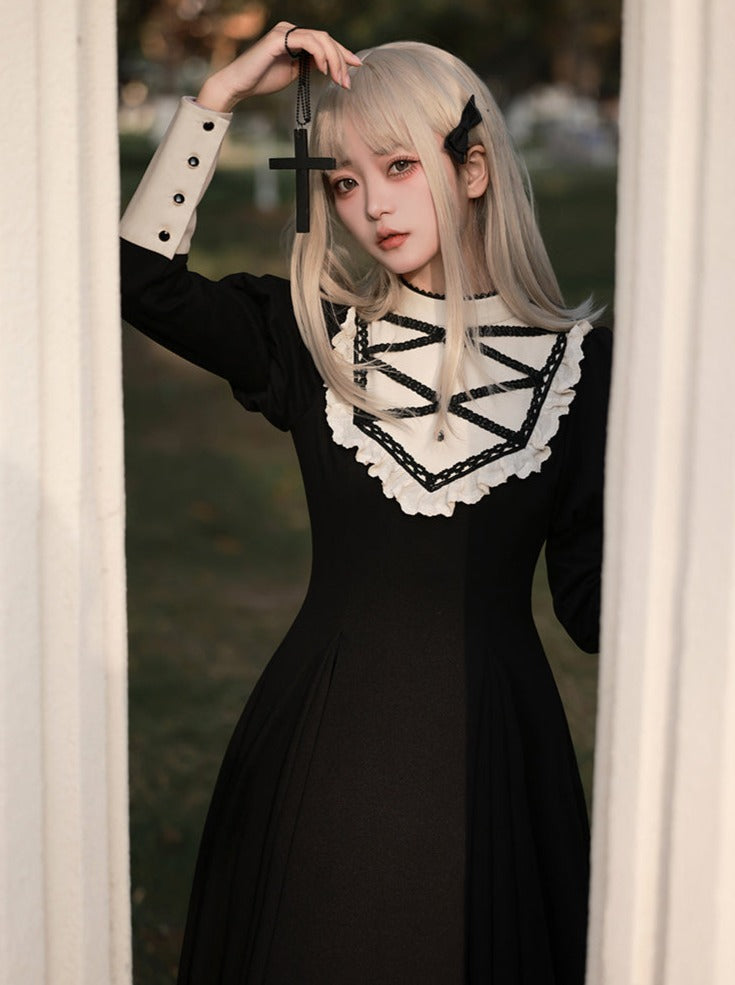 Pre-order Lovelac Lace-up release Bow Lolita High Big Neck