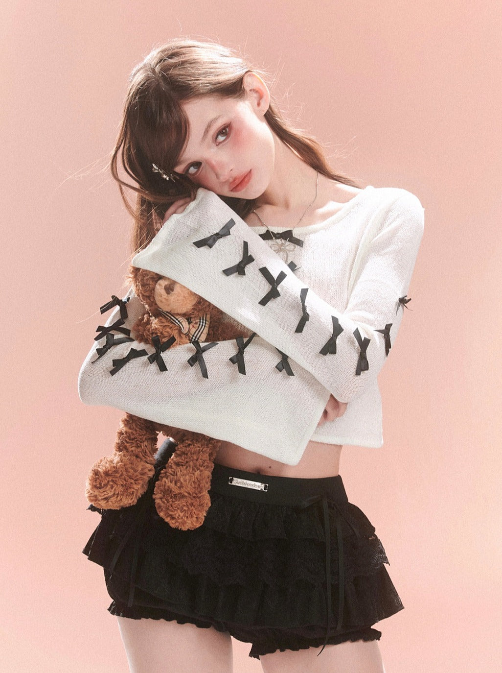 Schickes Girly Top Sweet Ribbon French