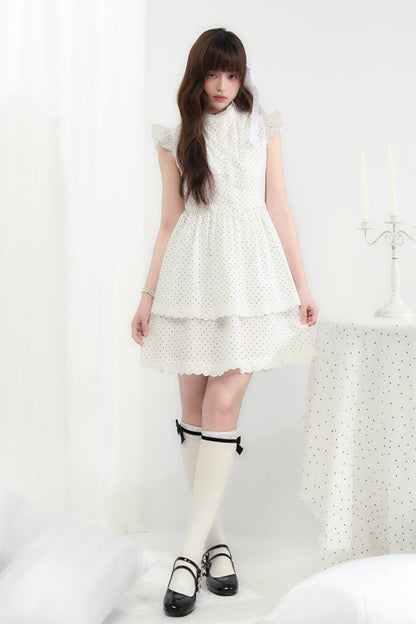 Cake Flying Doppelärmelkleid