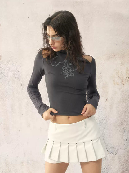 Schmale französische Tight-Tops