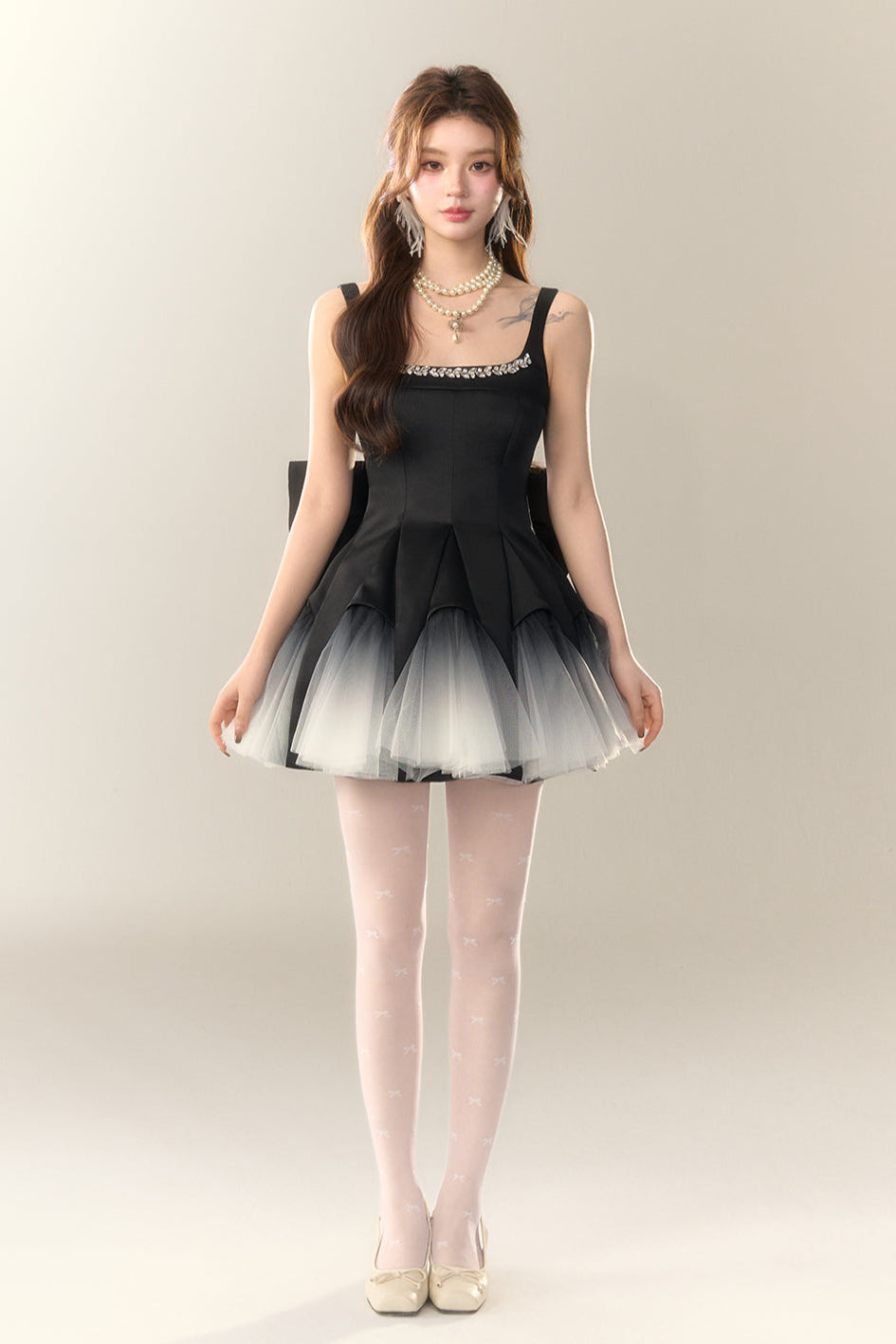 Dance Swan Gradient Prinzessinnenkleid