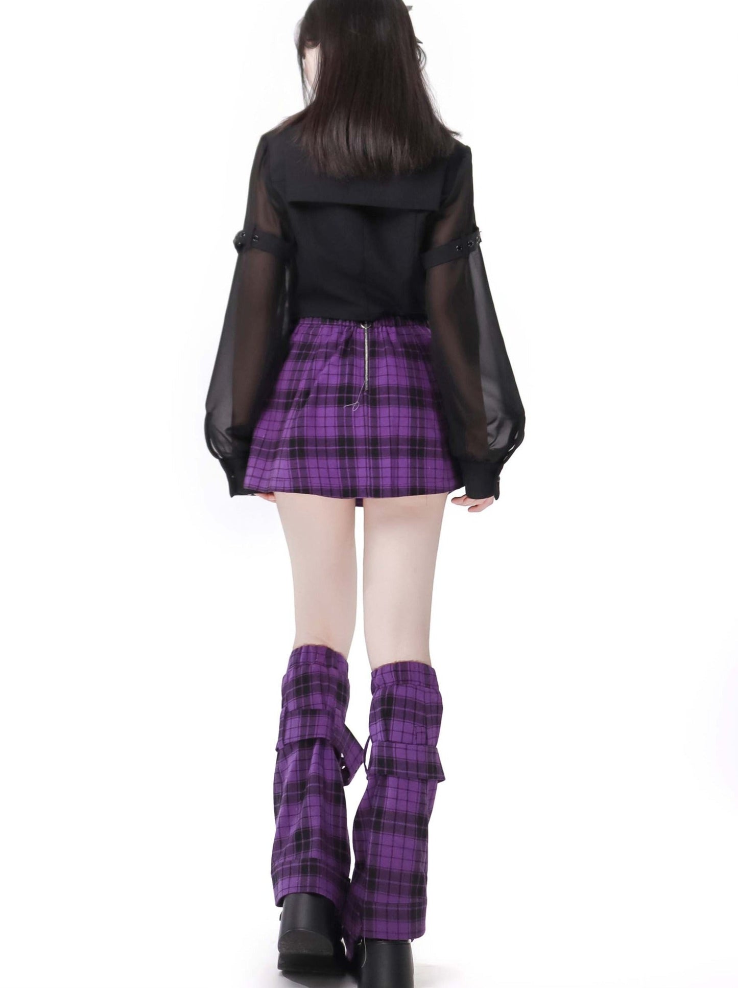 Jacke Foodie College Kariertes Hemd + Anzug-Stil