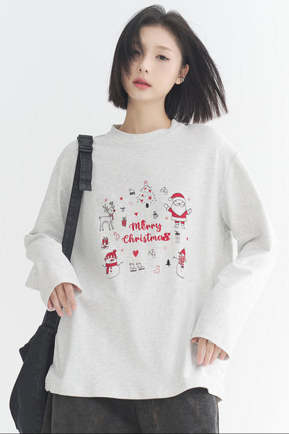 T-Shirt mit Urlaubsdruck