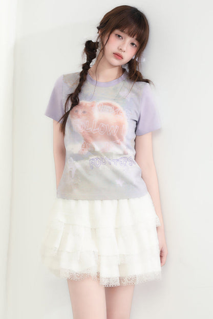 キャットトップネックラウンド