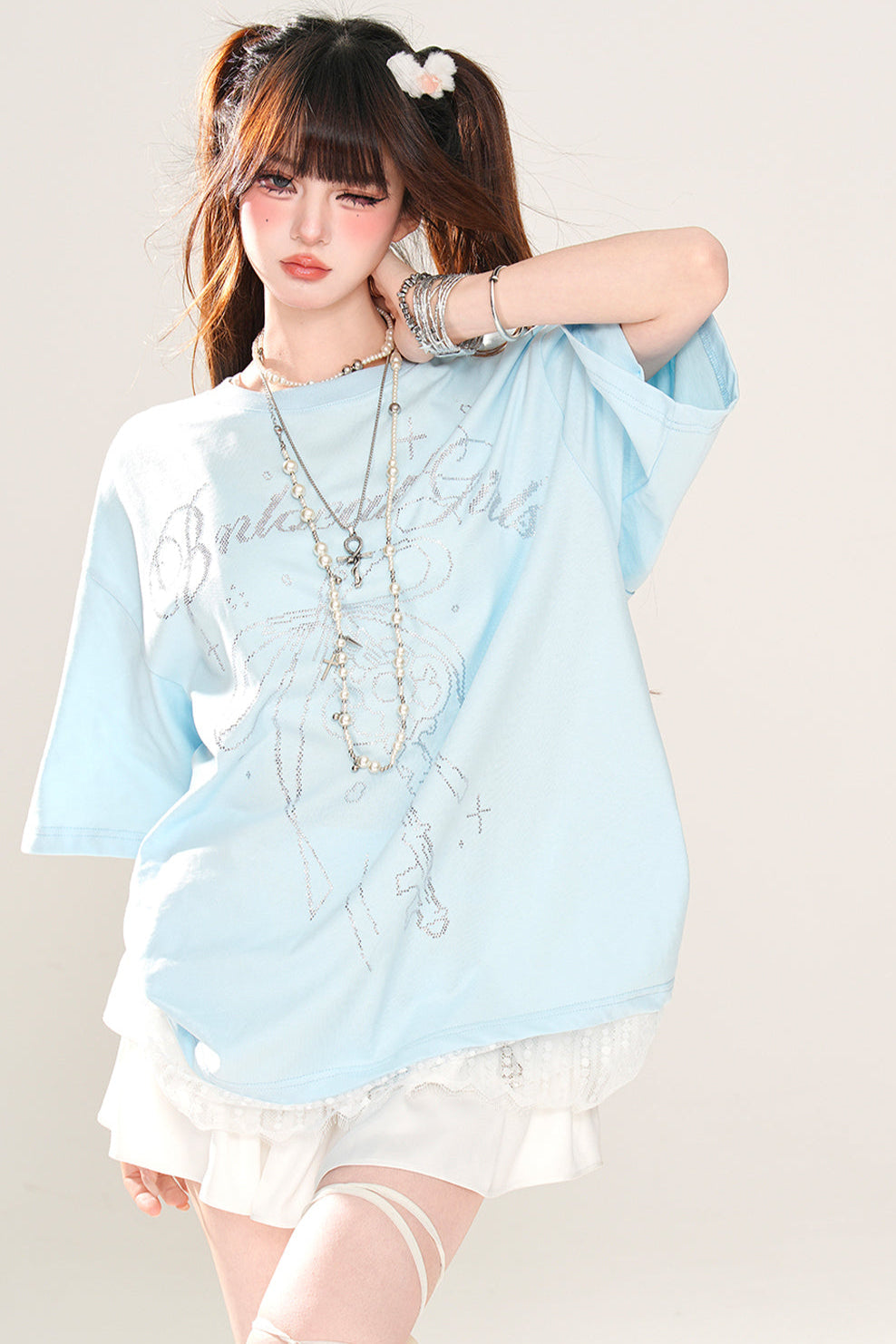 ライトトップルージュレースサブカルチャー