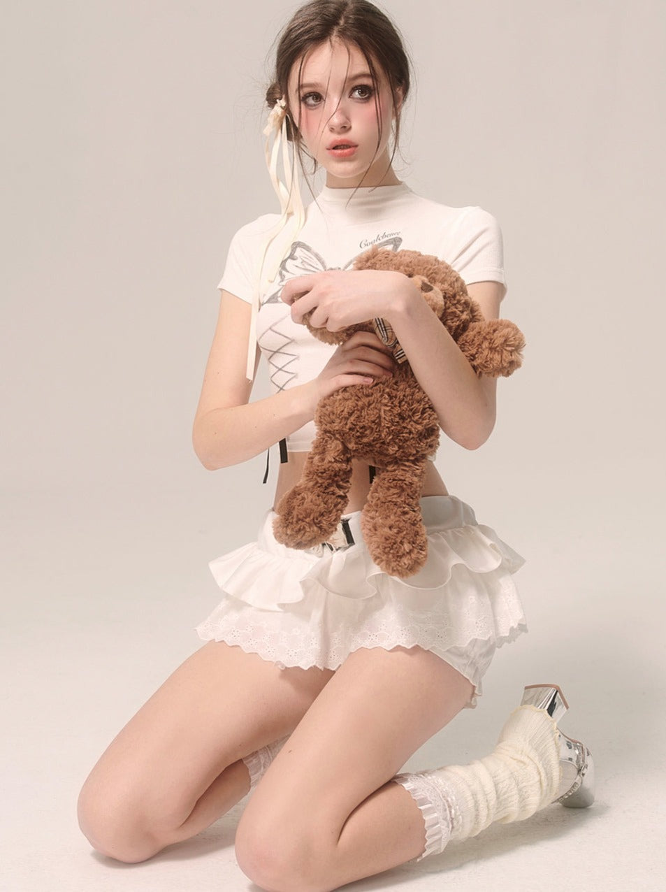 レースアップデザイントップス ジョーダン サマーガール