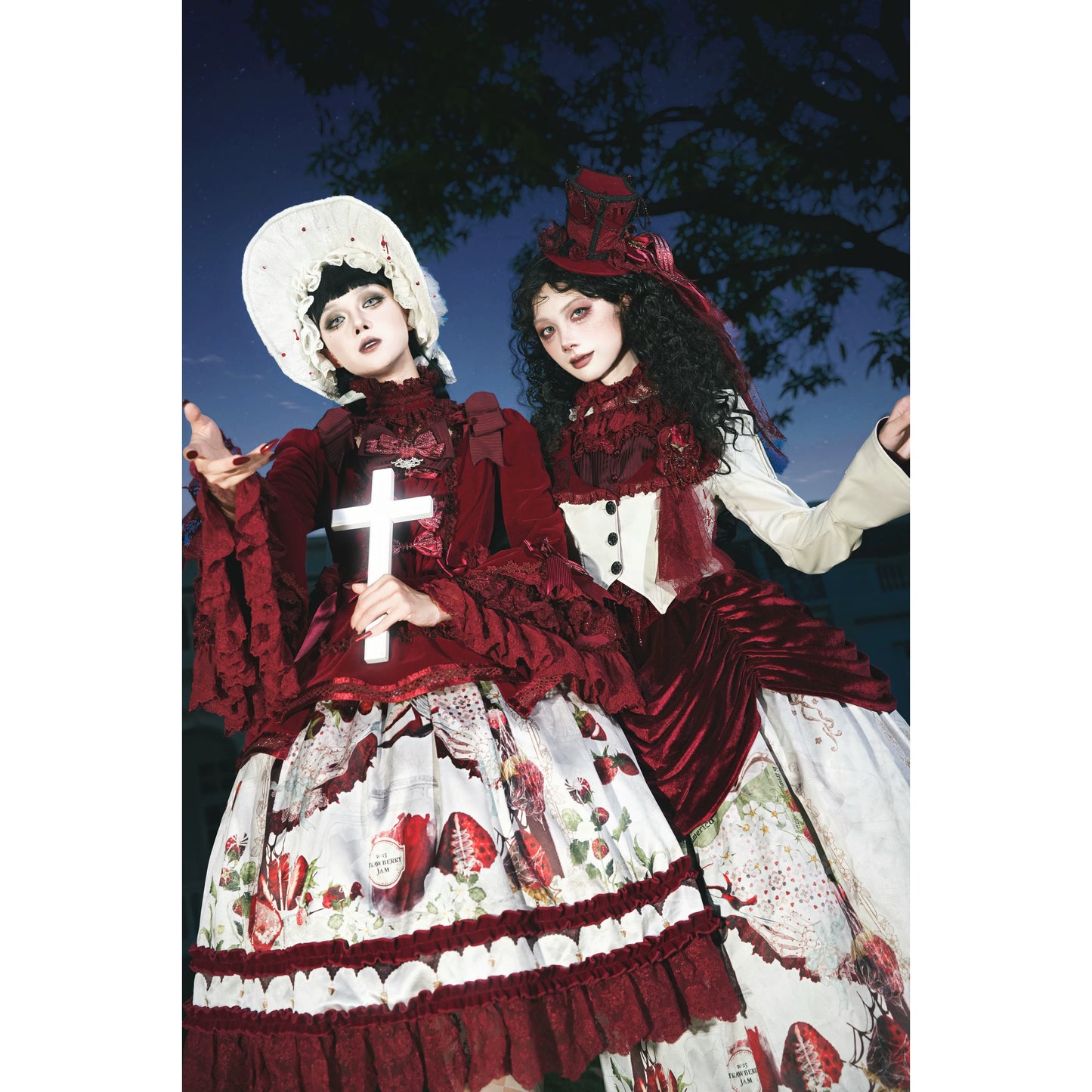 Hunting Monster Strawberry Series – Velvet Lolita Dress / SK / Coat / Top