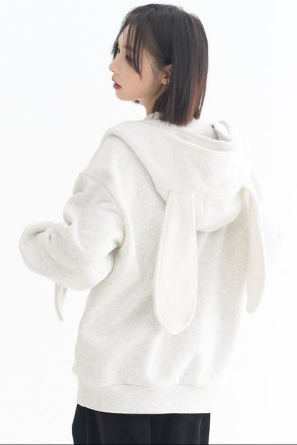 モチーフスウェットシャツ ウサギ