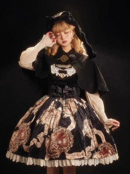 Lolita Cape Dry Doll Antiker Embroy Cape