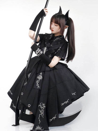 Dress Misty Thorns Dark Lolita Elegant Black