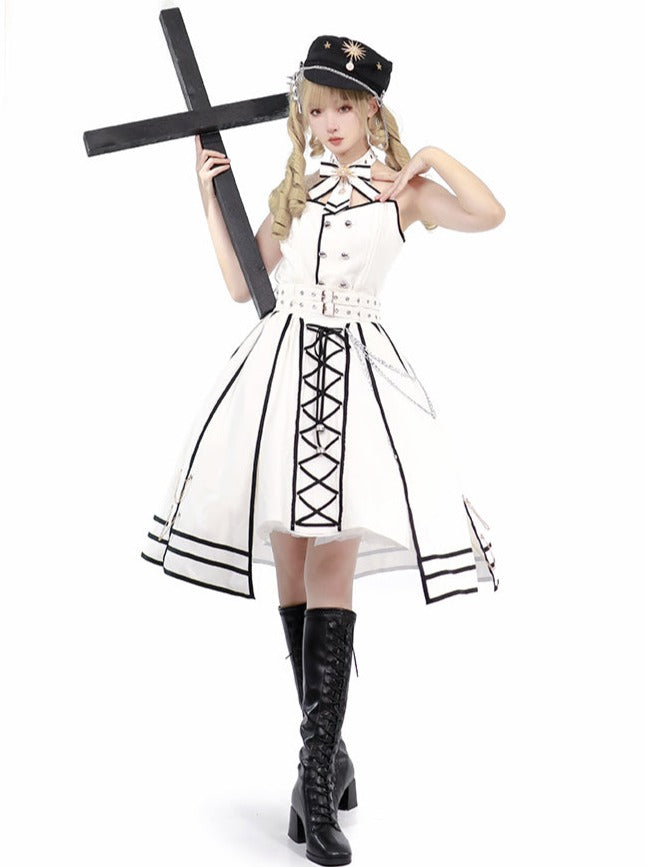 Lolita Army Judgement Uniform Knight Military Set Low