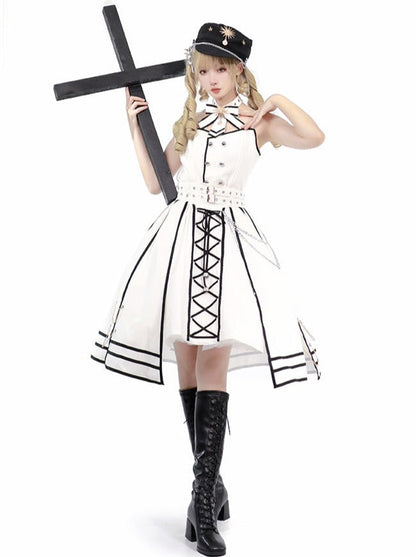 Lolita Army Judgement Uniform Knight Military Set Low