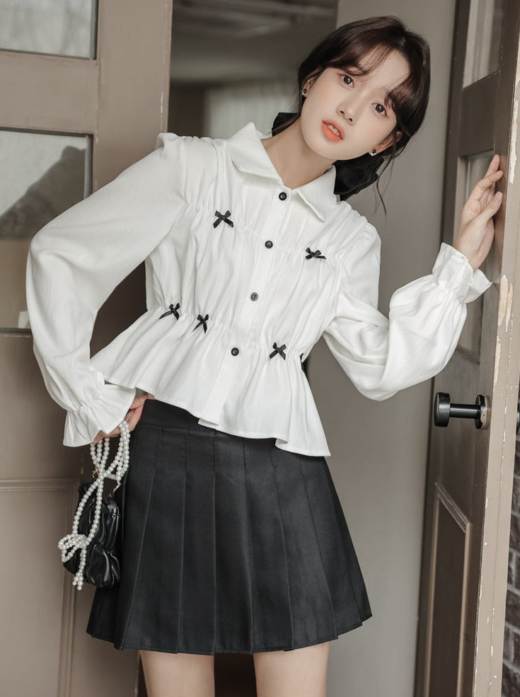 Blusenband Kurz Raffung