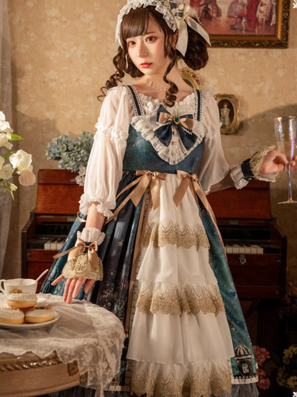 Retro Lolita Dress Midnight