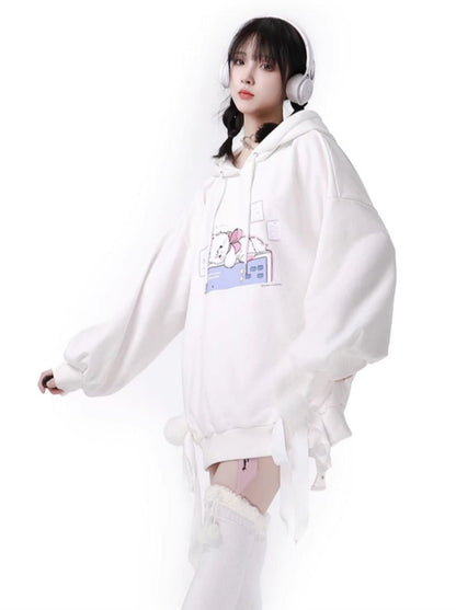 Plus Bell Bed Pink White Ball Ribbon Parker