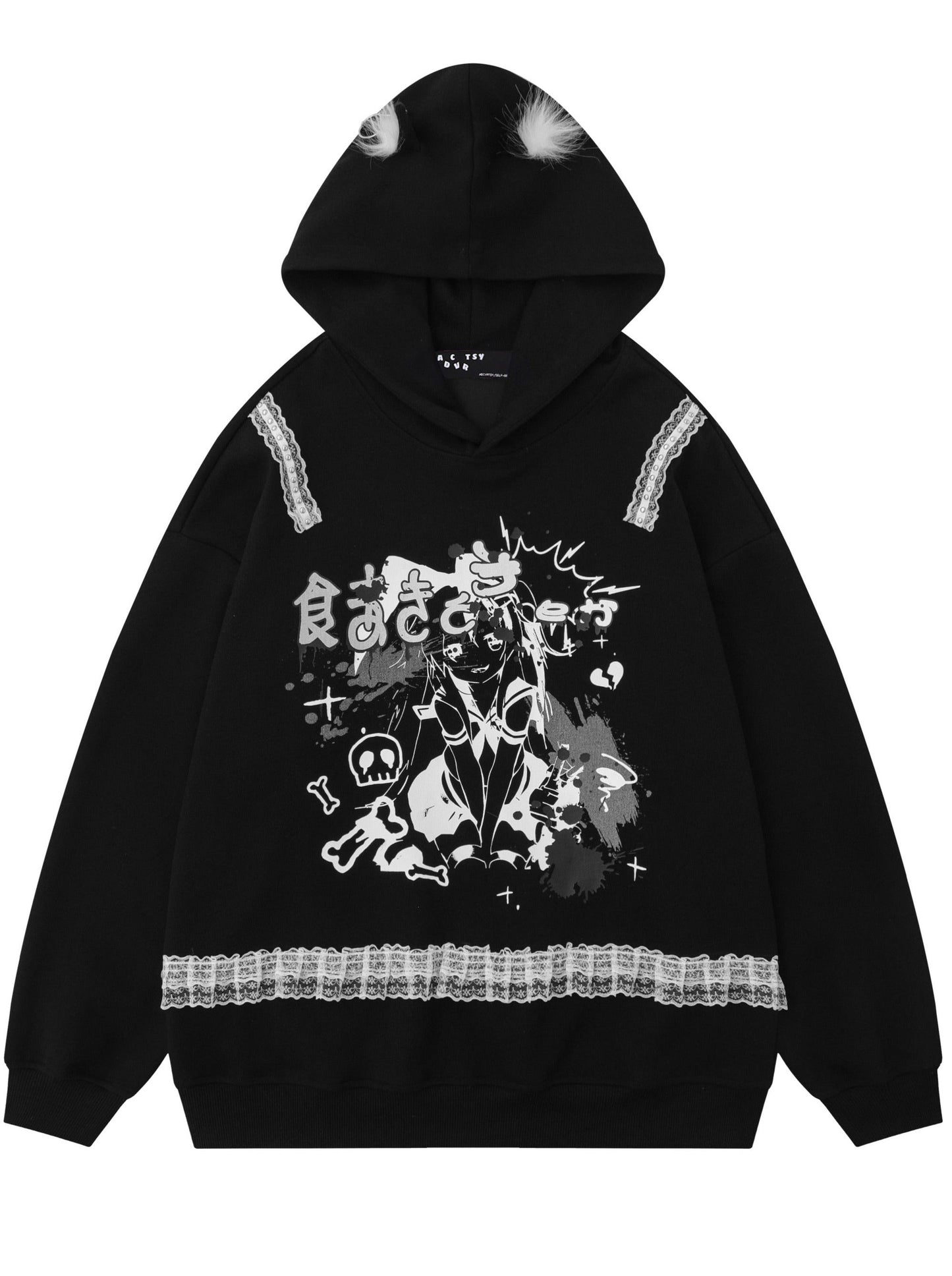 Hoodie Catgirl Over Hooded