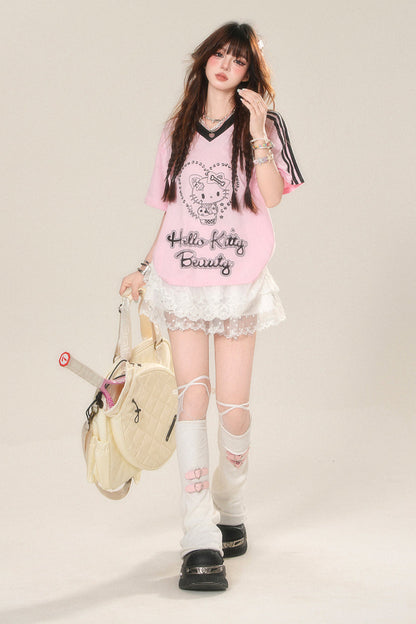 メッシュスカート ウエストAラインハイ