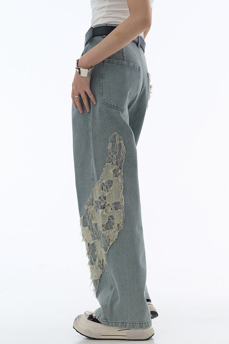 Jeans im Racer-Stil, locker lässig