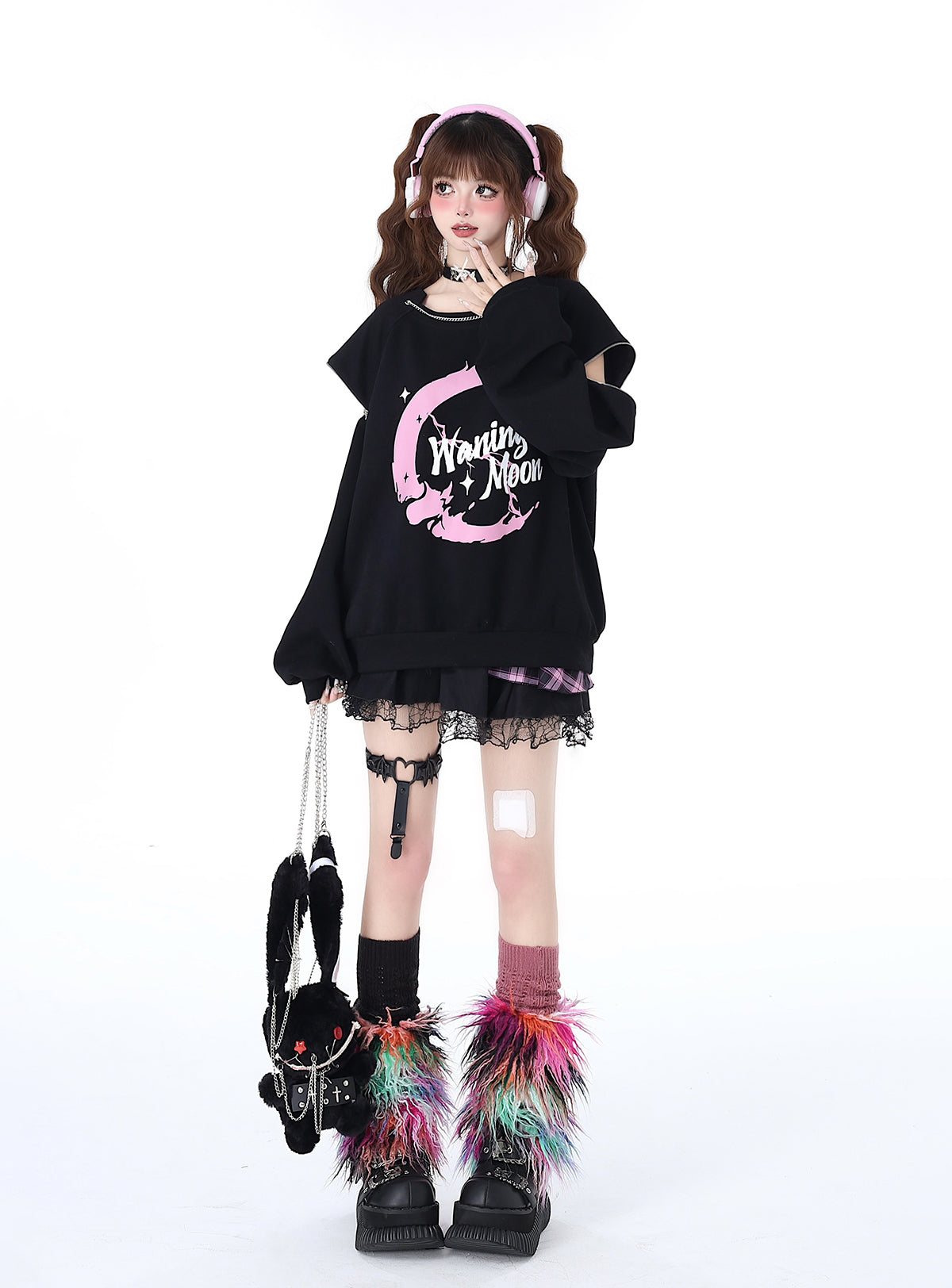 Mondschlitz-Design Top-Modus