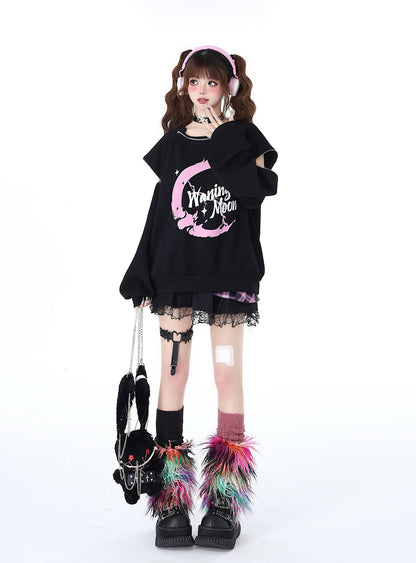 Mondschlitz-Design Top-Modus