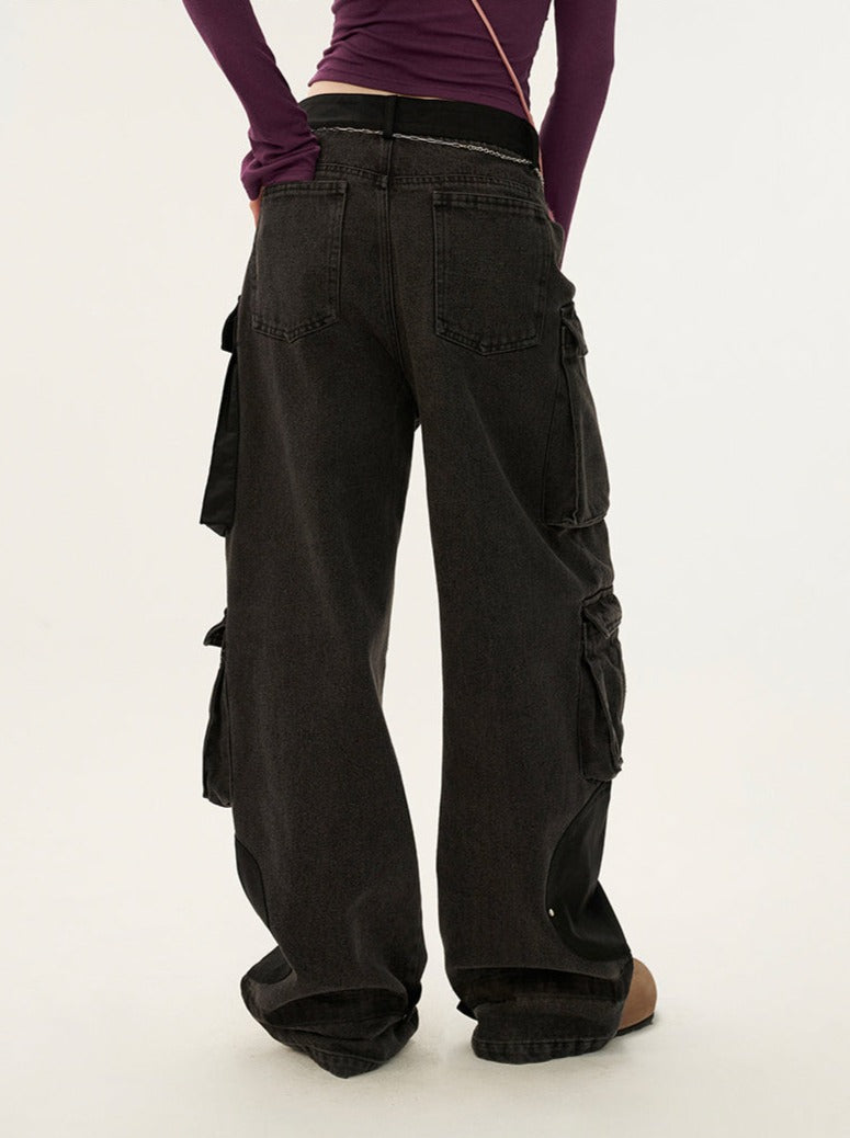 Mode Lange Hose Dunkel Locker Cargo