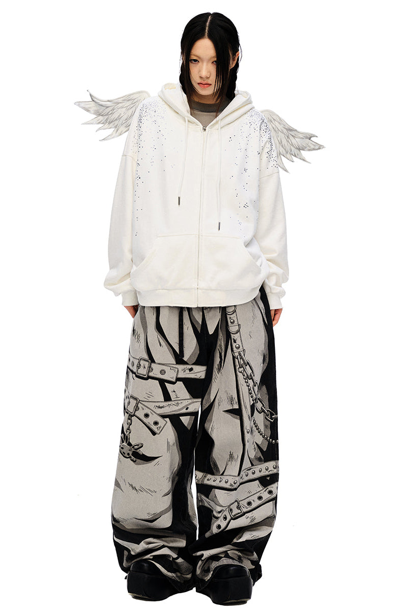 Engel Hoodie Starburst Sweatshirt