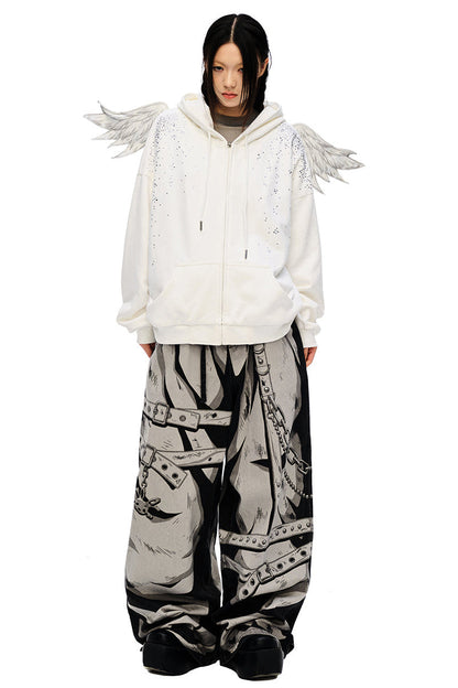 Engel Hoodie Starburst Sweatshirt