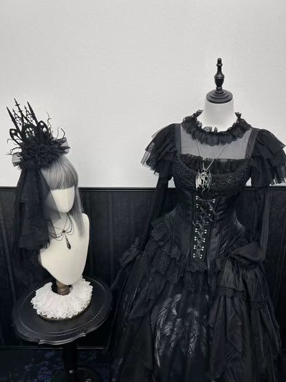Lolita Boned Corset & Skirt Two-Piece Set - MoYang Original